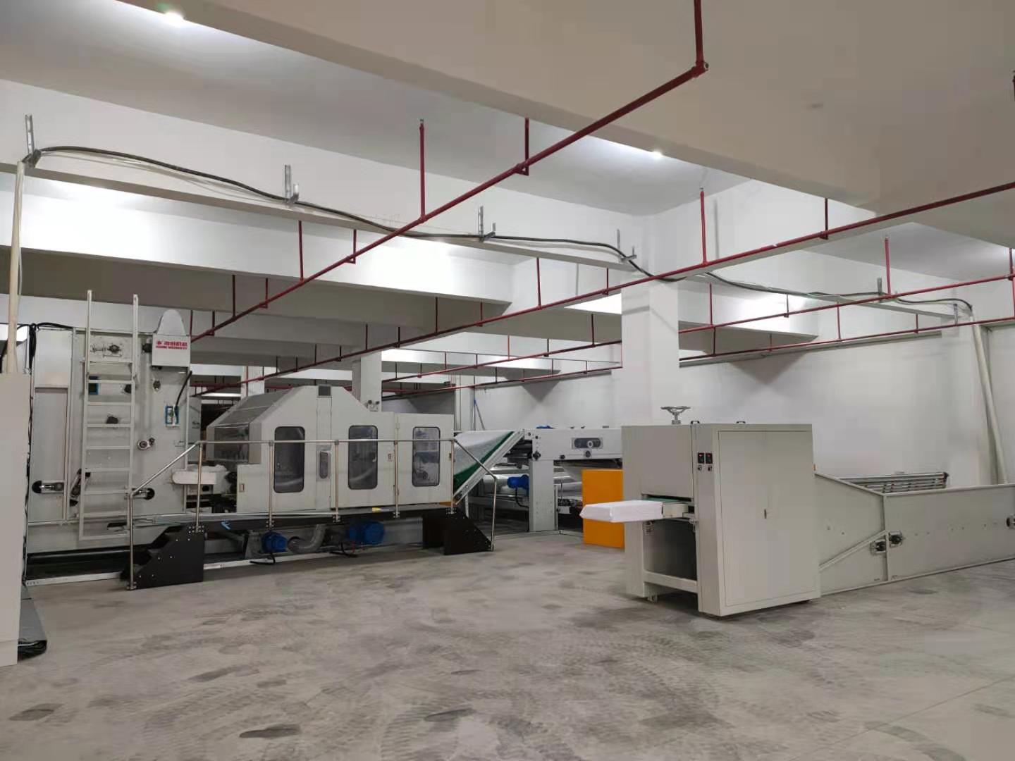 杭州蕭山喬艾思被褥生產(chǎn)線第二套安裝調試完畢